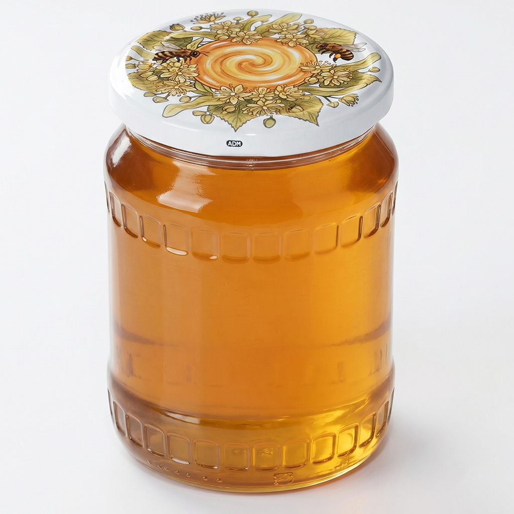 Deckel für Glas TO 82 – Bienen, Linde und Honig 700 Stk. – ganze Karton – HOJ1