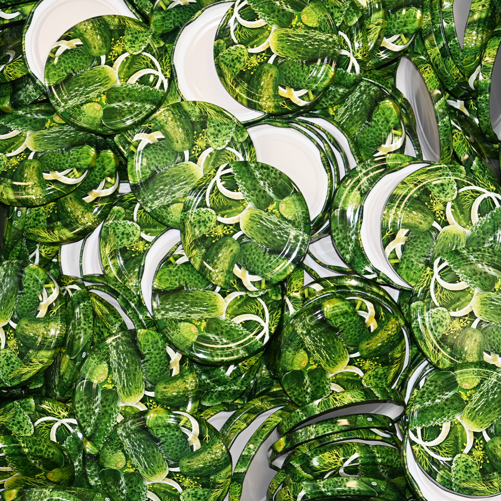 Twist-Off-Deckel für Glas TO 82 - RTS - Gurken
