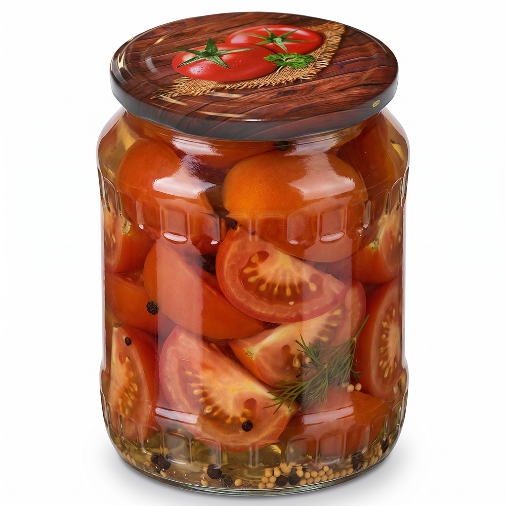 Twist-off-Deckel für Glas TO 82 - RTS - Tomaten - 700 Stk. - ganze Karton