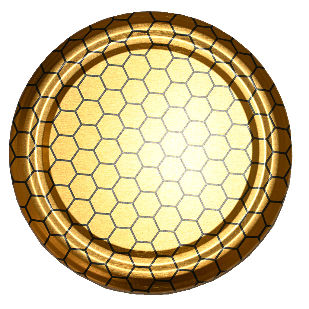 Deckel für Glas TO 82 - Bienenwabe Typ 6 - HC6