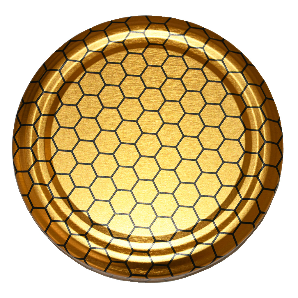Deckel für Glas TO 82 - Bienenwabe - 700 Stk. - ganze Schachtel - HC6