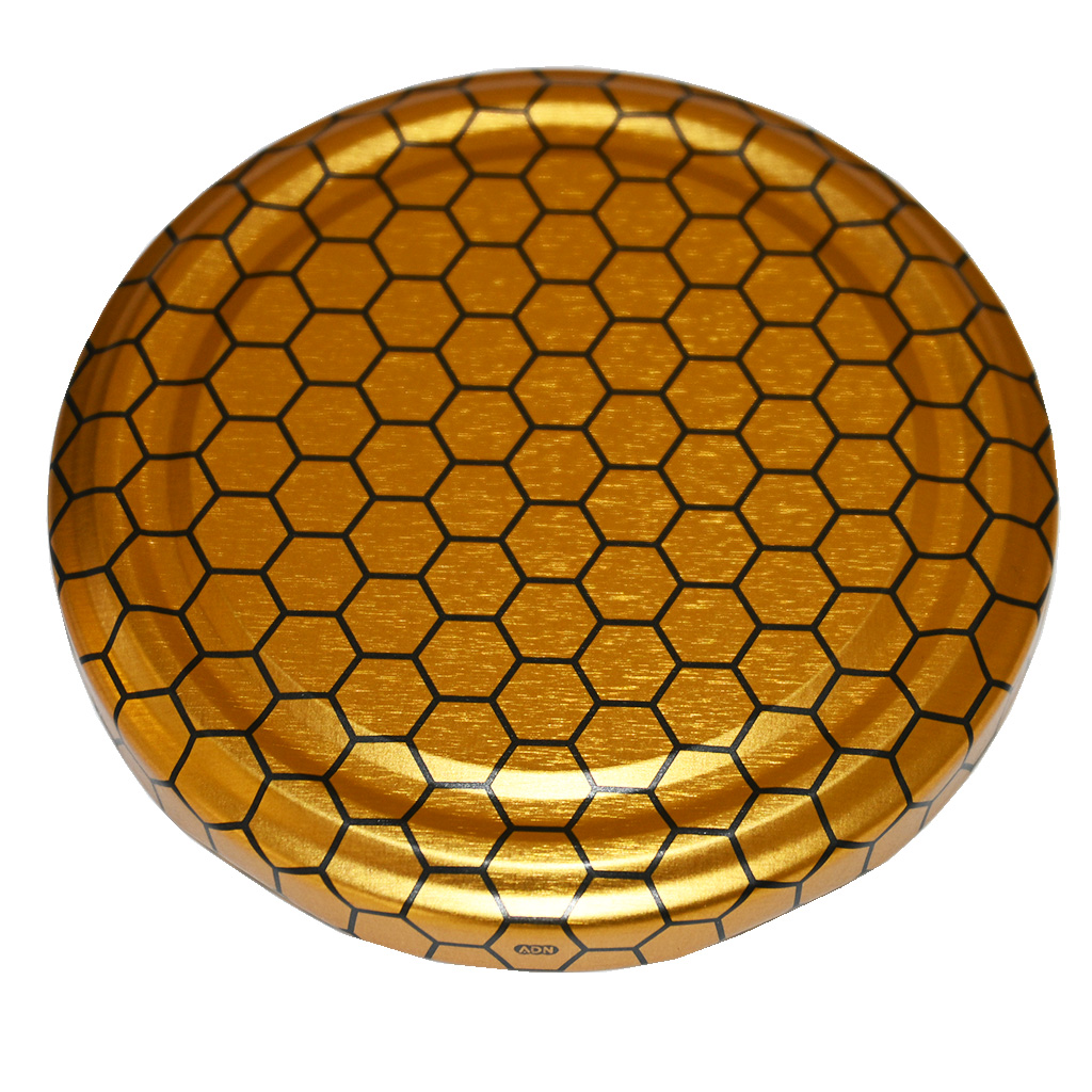 Deckel für Glas TO 82 - Bienenwabe - 700 Stk. - ganze Schachtel - HC6